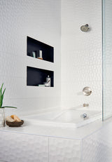 Adella Viso White 12x24 Ceramic Tile