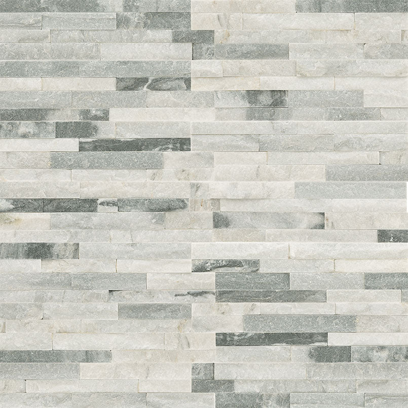 Alaska Gray Mini Stacked Stone Tile