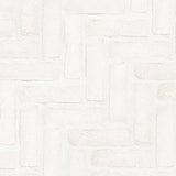 Alpine White Clay Brick Tile  - Herringbone Tile