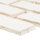 Alpine White Clay Brick Tile