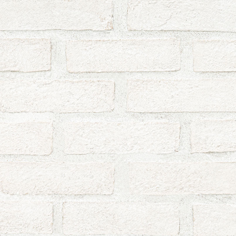 Alpine White Clay Brick Tile