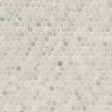 Arabescato Carrara 1” Hexagon Mosaic Tile