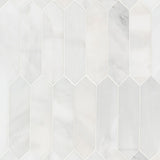 Arabescato Carrara Marble Picket Tile