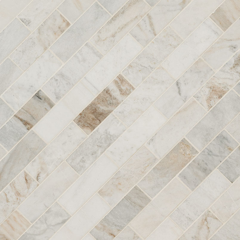 Arabescato Venato White Tile 2x6 Tile