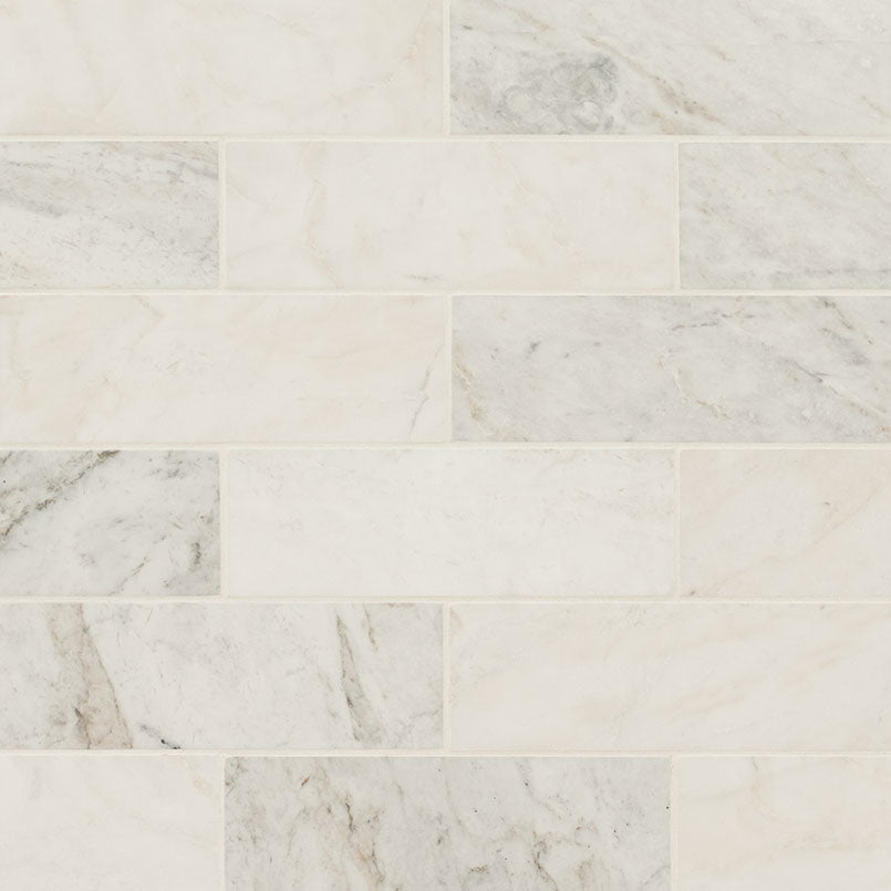 Arabescato Venato White Tile 4x12 Tile