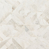 Arabescato Venato White Argyle Tile