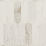 Arabescato Venato White Picket Tile