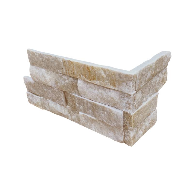 Arctic Golden Stacked Stone Tile