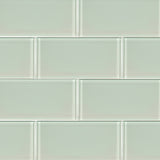 Arctic Ice Glass Tile 3x6 Tile