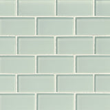 Arctic Ice Glass Subway Tile 2x4 Tile