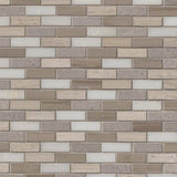 Arctic Storm Brick Pattern Tile