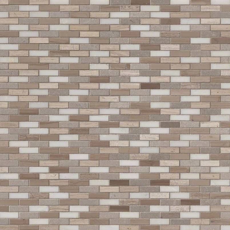 Arctic Storm Brick Pattern Tile