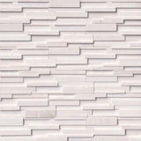 Arctic White 3d Stacked Stone Tile