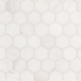 Bianco Dolomite 2” Hexagon Mosaic Tile