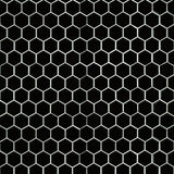 Black Glossy 2” Hexagon Mosaic Tile