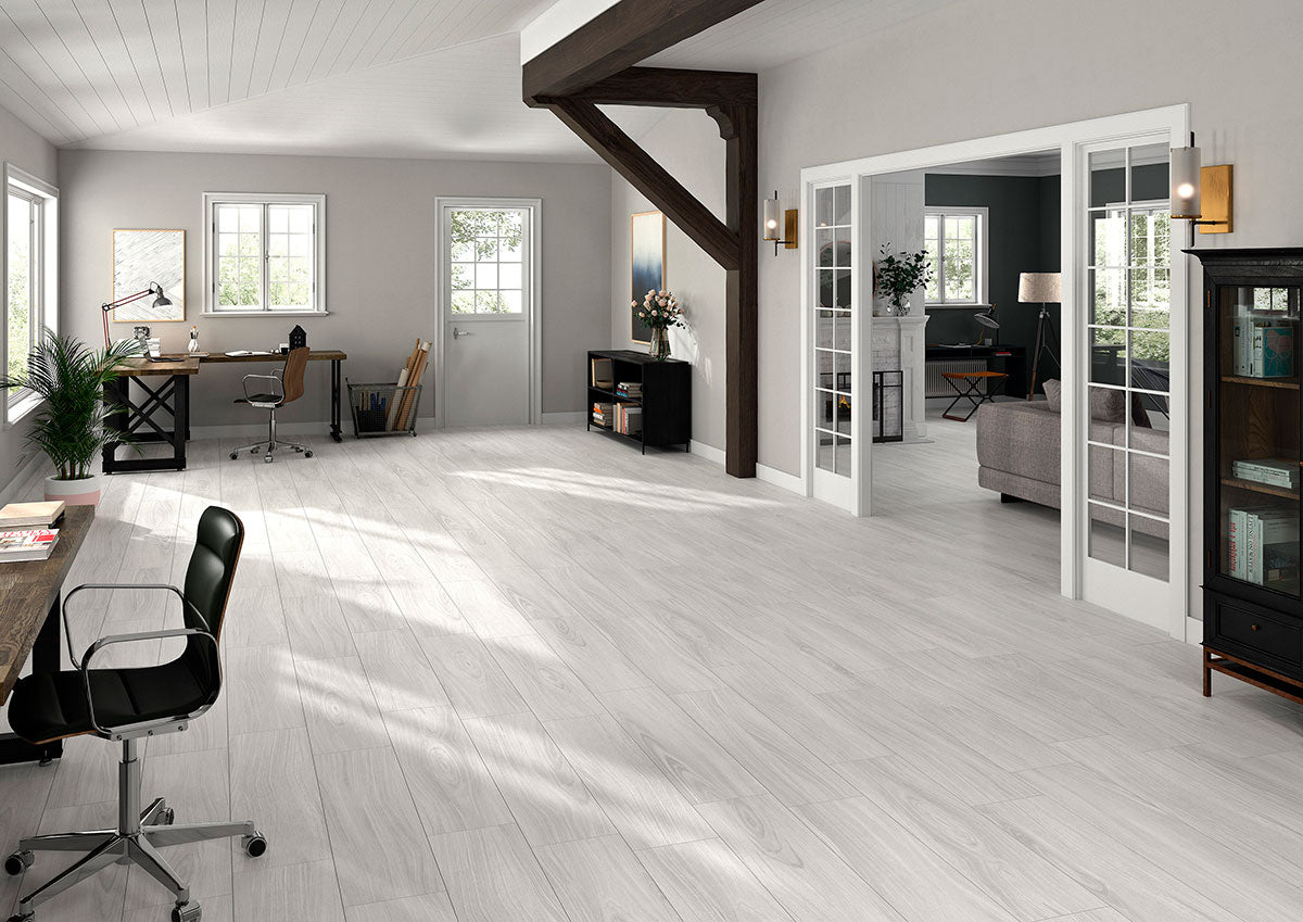 Braxton Blanca Porcelain Wood Tile