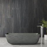 Braxton Midnight Porcelain Wood Tile