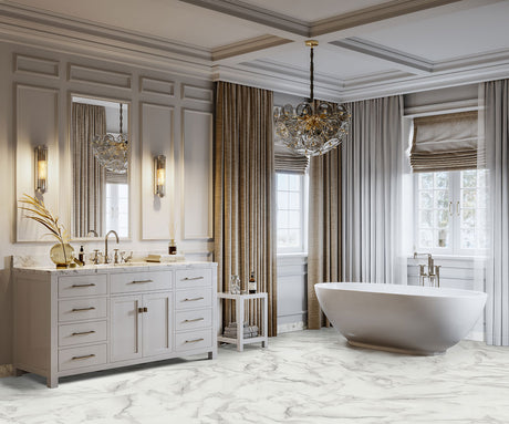 Trecento®Calacatta Venosa Gold™ Luxury Vinyl Tile