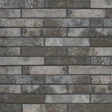 Brickstone Charcoal 2X10 Brick Wall Tile