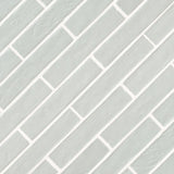 Brickstone Fog 2X10 Brick Wall Tile