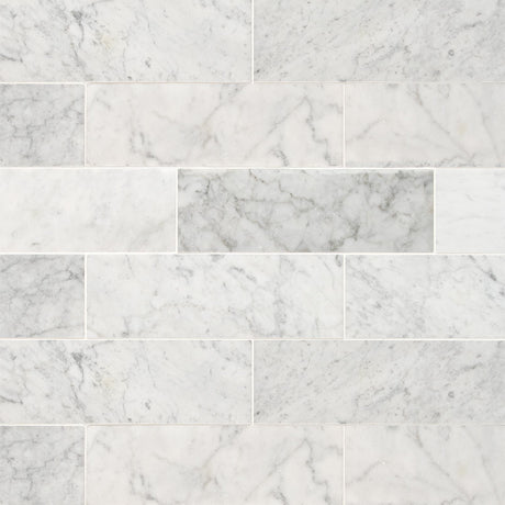 Carrara White Marble Tile 4x12 Tile