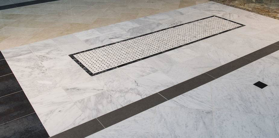 Arabescato Carrara Basketweave Tile