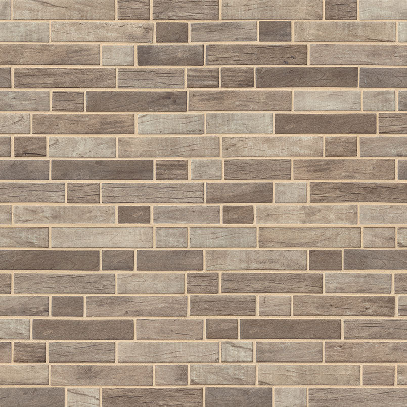 Driftwood Interlocking Glass Tile