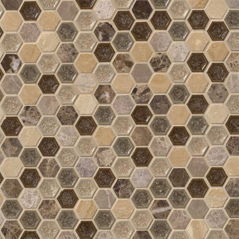 Kensington Hexagon 1” Mosaic Tile