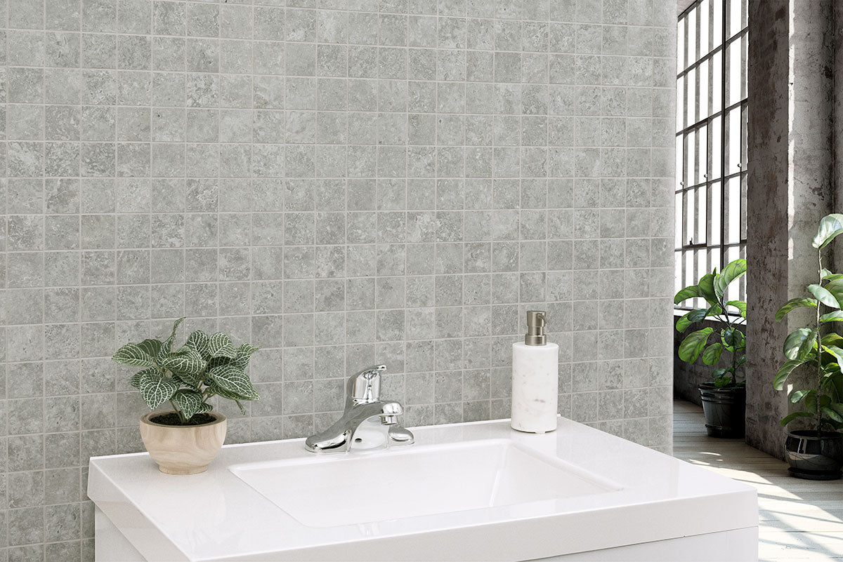 Legions Lunar Silver Porcelain Tile