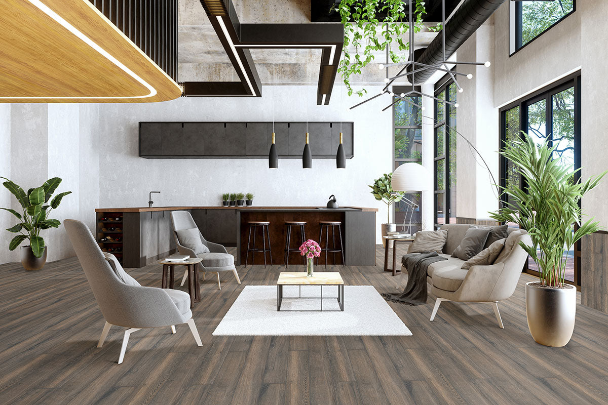 Antoni Nero Porcelain Wood Tile