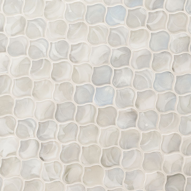 Pearla Arabesque Glass Mosaic Tile