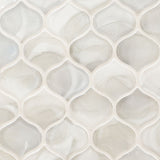 Pearla Arabesque Glass Mosaic Tile