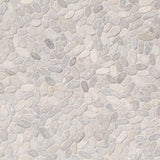 Sliced Ash Pebbles Mosaic Tile