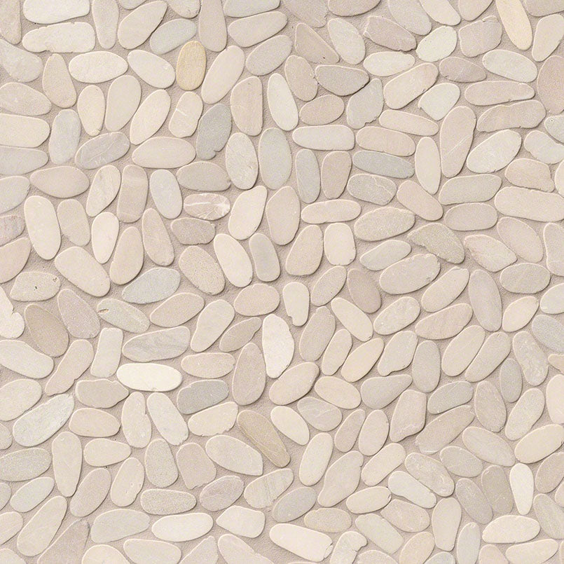 Sliced Earth Pebbles Mosaic Tile